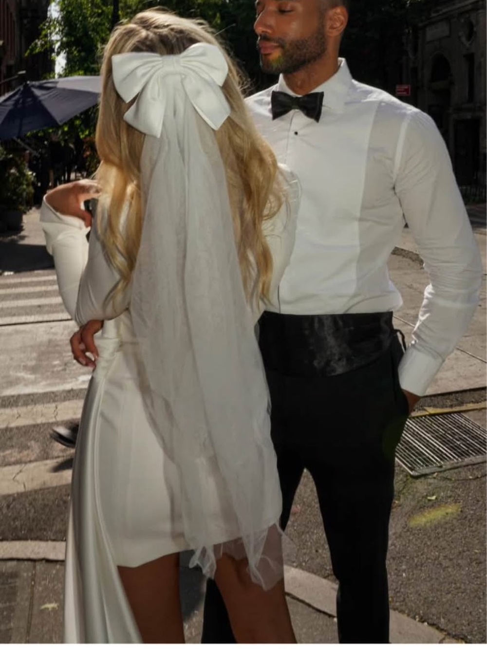 Miss circle Bridal Bow Veil